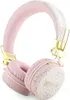 A pair of pink and gold Guess Bluetooth over-ear headphones. Produktbild-Vorschau
