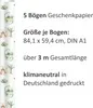 5 Bögen Geschenkpapier Dinosaurier grün - 1,60€/qm - 84,1 x Produktbild-Vorschau 3