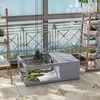 PawHut: casetta in legno per tartarughe con recinto e Anteprima dell’immagine prodotto 2
