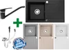 [Granitspüle 76x44 in verschiedenen Farben +Armatur klein] Produktbild-Vorschau 1