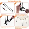 Tischbeine, 4 klappbare Tischbeine, 32cm DIY-Möbelfüße, Produktbild-Vorschau 2