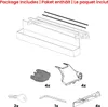 An illustration showing the components of a roof rack system. Anteprima dell’immagine prodotto