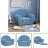 The Living Store Rozkládací pohovka pro děti Blue Soft Náhled obrázku produktu 1