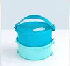 Tupperware Click to Go 2x 550 ml kulatá sada v modré barvě, Náhled obrázku produktu 1
