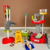 WOOPIE XXL-Putzset 3-in-1-Wagen, 29-teilig, rot Produktbild-Vorschau 5