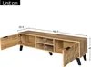 Merax Armoire TV avec 2 portes et 2 compartiments ouverts, Voir les images du produit 7