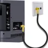 TV Antennenkabel mit Winkelstecker 135dB 5 fach geschirmt Produktbild-Vorschau 3