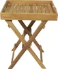 AXI Inda Tavolino Pieghevole in legno di teak con vassoio Anteprima dell’immagine prodotto 2