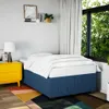Bettgestell ohne Matratze Blau 120x200 cm Stoff Produktbild-Vorschau 2