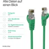 RJ45 Patchkabel CAT 7 Rohkabel U/UTP grün 10m Produktbild-Vorschau 3