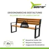 Gartenbank Holtz Stahlbank Garten Outdoor Bank 02004A Produktbild-Vorschau 2