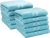 10er Set Handtücher, 50x100 cm, 100% Baumwolle, blau Produktbild-Vorschau 1