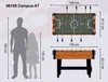 Carromco Multifunktionstisch Campus-XT 9In1 Multigame Produktbild-Vorschau 4