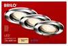 Ensemble de 3 spots encastrables LED Briloner PRISMA, Voir les images du produit 2