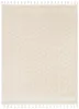 Teppich Indoor Outdoor Creme Fransen Ethno 140 x 200 cm Produktbild-Vorschau 2