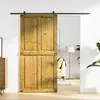 Porta del fienile  Marrone Miele 100 x 210 cm Anteprima dell’immagine prodotto 2
