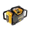 A DeWalt DCR027 Akku-und Netz Baustellen-Radio on a white background. Voir les images du produit
