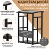 Regał na drewno kominkowe na zewnątrz Dach 91×56×117 cm Podgląd zdjęcia produktu 6