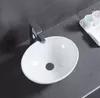 Keramické umyvadlo na desku, bílé, moderní, oválné Náhled obrázku produktu 7