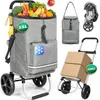 Einkaufstrolley klappbar mit Kühlfach 55 L – Shopping Produktbild-Vorschau 1