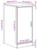 vidaXL Armoire de rangement pour garage Blanc 40x51x85 cm Voir les images du produit 7