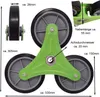 2x Ersatzrad für Treppensteiger Sternrad Dreikranzrad Produktbild-Vorschau 2