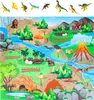 Dinosaurier Figuren Set mit Spielmatte – 72-teiliges Produktbild-Vorschau 15