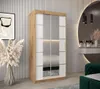Schrank mit Spiegeln VIVIEN – Breite 100 cm, Eiche Artisan Produktbild-Vorschau 1