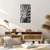 Bild auf Leinwand - Leinwandbild - Tiere Zebra gestreift - Produktbild-Vorschau 7