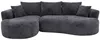 Sofa HWC-P19, kanapa 3-osobowa, sofa wypoczynkowa, obita Podgląd zdjęcia produktu 5