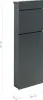 Westmann Acier Boîte aux lettres Pippa Anthracite 40x14x111 Voir les images du produit 7