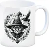 Hexe mit einem Raben Kaffeebecher Produktbild-Vorschau 1