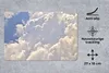 MuchoWow® Mauspad Mousepad Anzeige eines bewölkten Himmels Produktbild-Vorschau 2