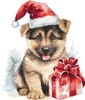 Stickset - Weihnachtshund Produktbild-Vorschau 1