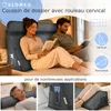ELONEO Coussin dorsal avec traversin amovible et poche Voir les images du produit 3