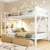 Letto a castello Merax 140x200 cm, letto per bambini con Anteprima dell’immagine prodotto 3