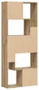 vidaXL Artisan dubová knihovna 67 x 24 x 161 cm materiál na Náhled obrázku produktu 6