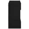 vidaXL TV-Wandschrank mit LED-Leuchten Schwarz 58,5x30x60,5 Produktbild-Vorschau 10
