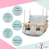 Love Gifts® Babyschaukel aus Holz hochwertig und geeignet Produktbild-Vorschau 5