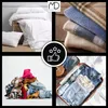 A collage of four images related to home organization and textiles. Náhled obrázku produktu