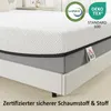 HOMCOM Matratze 140x200cm H3 Mittelfest 20 cm Höhe Produktbild-Vorschau 7