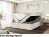 MEBLINI Boxspringbett mit Bettkasten - Gepolstert Produktbild-Vorschau 5