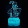 A Spiderman 3D night light on a black background. Náhľad obrázku produktu