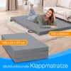 ELONEO Klappmatratze 120x200x 8 cm hoch, Gästematratze Produktbild-Vorschau 2