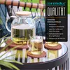 Arendo čajník, sklenený čajník na sypaný čaj, sitko na Náhľad obrázku produktu 4