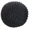 Sitzhocker Pouf SET 2 Stück Ø 55 cm H 37 cm Strickhocker Produktbild-Vorschau 3