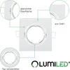 LUMILED 6x zapustené bodové svietidlá otočné ploché body Náhľad obrázku produktu 3