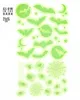 Glow in the Dark Halloween Sticker Fledermäuse & Spinnen Produktbild-Vorschau 2