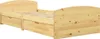 vidaXL Lit en bois massif avec 2 tiroirs en pin 90x200 cm Voir les images du produit 1