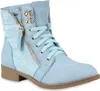 Mytrendshoe Damen Schnürstiefeletten Spitze Stiefeletten Produktbild-Vorschau 1
